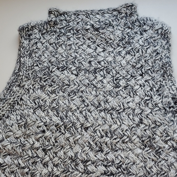 Liz Claiborne Sport Wool Sz. L Black/White/Grey Vest - Picture 8 of 11